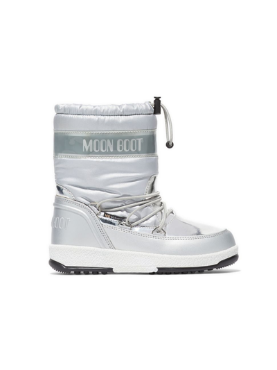 Shop Moon Boot Little Girl's & Girl's Junior Protecht Boots In Silver