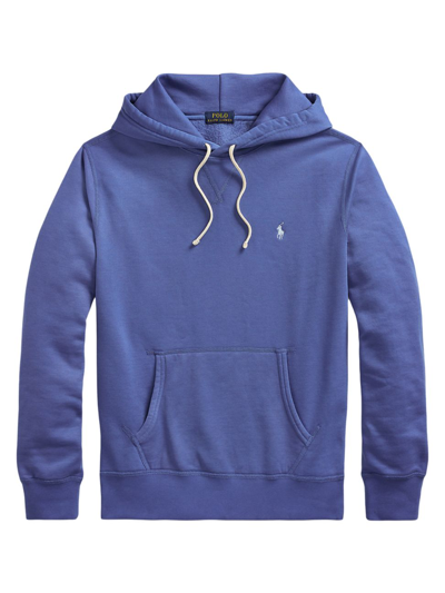 Shop Polo Ralph Lauren Men's Classic Logo Hoodie Sweatshirt In Liberty Blue