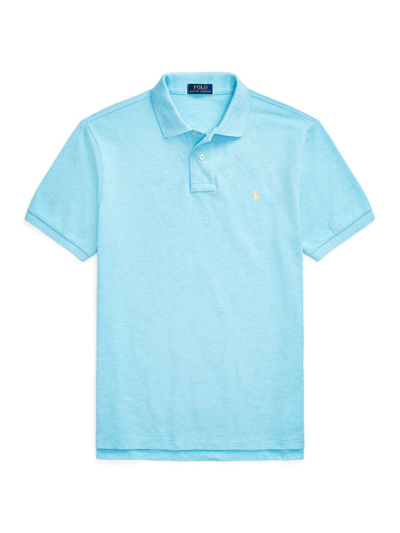 Shop Polo Ralph Lauren Short-sleeve Polo Shirt In Beach Aqua
