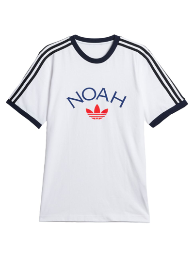 Shop Adidas Originals Adidas X Noah Logo T-shirt In White