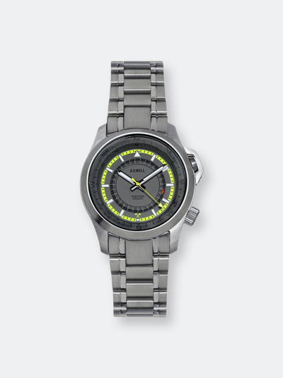Shop Axwell Vertigo Bracelet Watch W/date In Grey