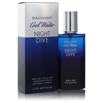 Shop Davidoff Cool Water Night Dive By  Eau De Toilette Spray 4.2 oz For Men