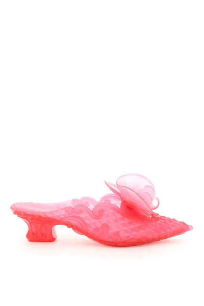 Shop Y/project Melissa Mules In Scented Pvc In Fuchsia