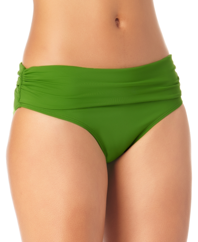 Shop Anne Cole High-waist Bikini Bottoms Women's Swimsuit In Grass Green