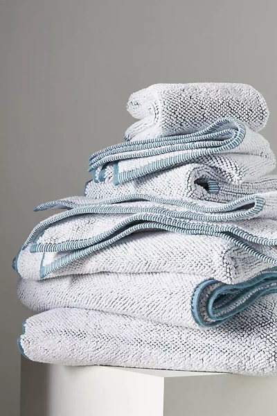 Shop Kassatex Assisi Towel Collection By  In Blue Size Hand Towel
