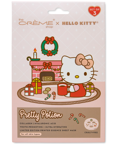 Shop The Creme Shop X Hello Kitty Pretty Potion Printed Essence Sheet Mask, 3-pk.