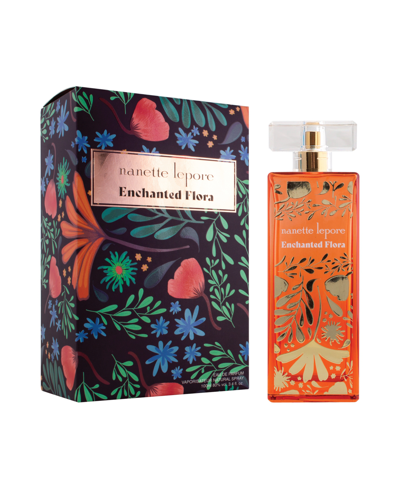 Shop Nanette Lepore Enchanted Flora Eau De Parfum, 3.4 oz