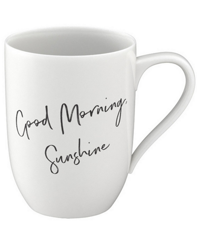 Shop Villeroy & Boch Statement Good Morning Sunshine Mug In White