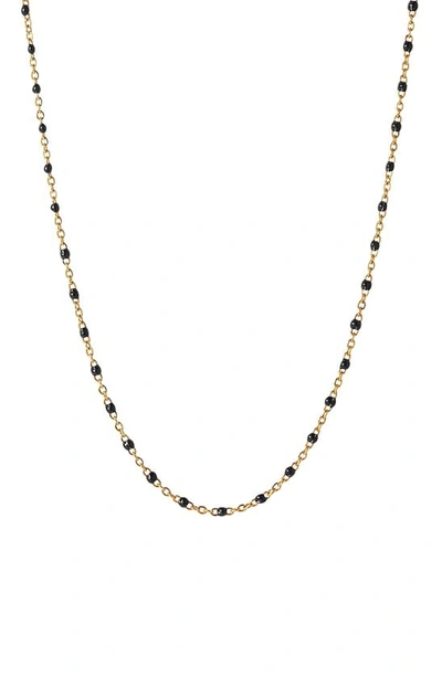 Shop Awe Inspired Beaded Chain Necklace In Gold Vermeil