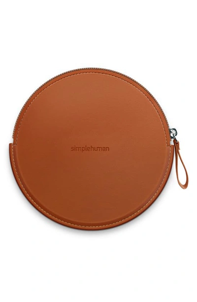 Shop Simplehuman Sensor Mirror Compact Case In Brown