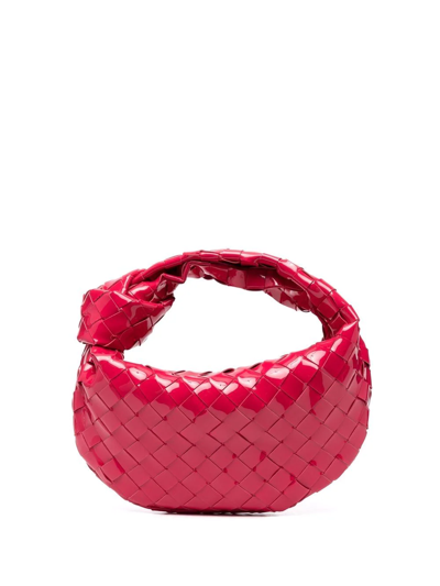 Shop Bottega Veneta Jodie Intrecciato Mini Bag In Pink