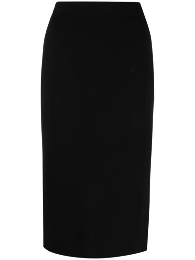 Shop Joseph High-waisted Pencil Skirt In Black