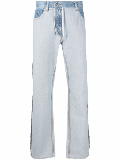 Helmut Lang Reverse 1999 Straight-leg Jeans In Blue