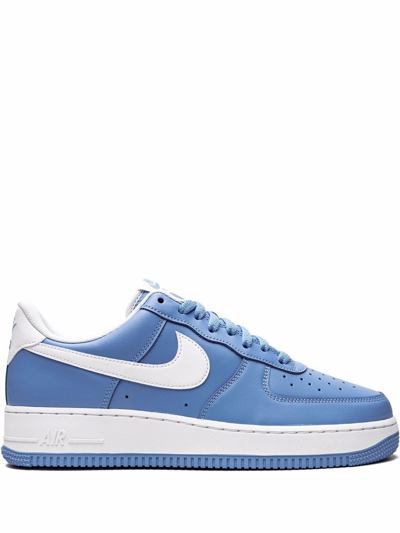 Shop Nike Air Force 1 '07 "unc" Sneakers In Blue