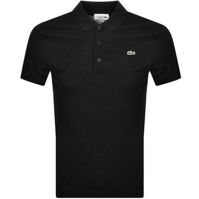 Shop Lacoste Sport Lacoste Short Sleeved Polo T Shirt Black
