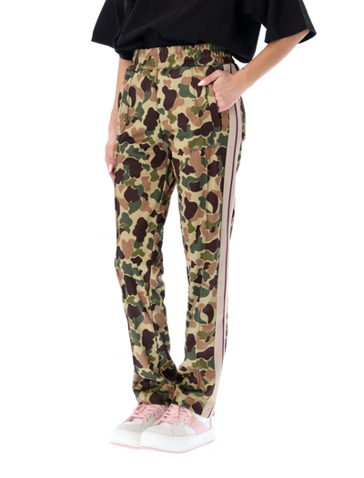 Shop Palm Angels Camouflage Track Pants