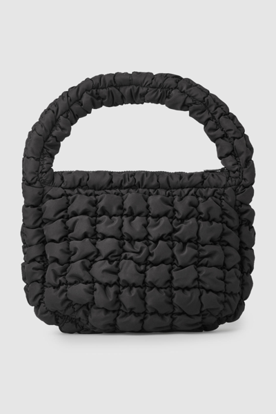 Shop Cos Quilted Mini Bag In Black
