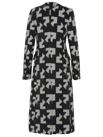 Off-white Off White Ct Lng Vn Ls Alvr Prnt Hairy W In Grey