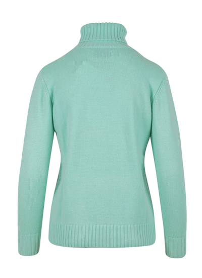 Shop Mc2 Saint Barth Women's Light Blue Other Materials Sweater