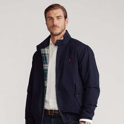 Shop Polo Ralph Lauren Chino Jacket In Collection Navy