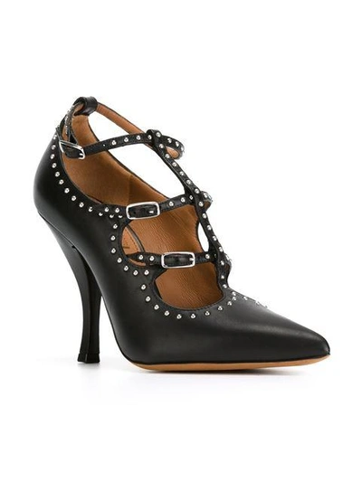 Shop Givenchy Strappy Studded Pumps