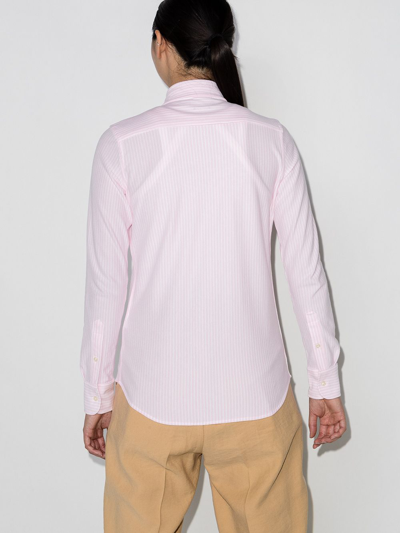 Shop Polo Ralph Lauren Camicia Oxford In Pink