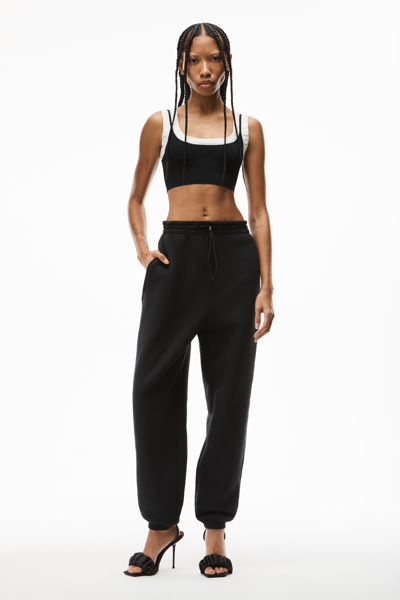 雪尼尔粘胶纤维徽标饰边文胸上衣