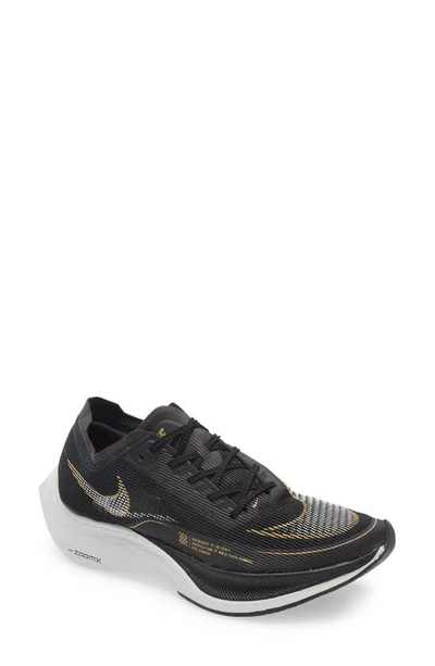Shop Nike Zoomx Vaporfly Next% 2 Racing Shoe In 001 Black/ White-gold