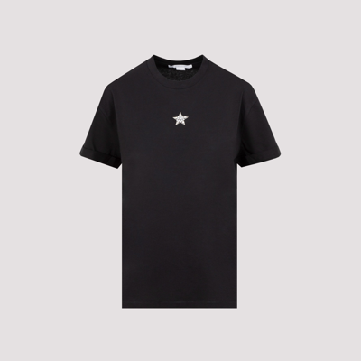 Shop Stella Mccartney Star Embellished T In Black