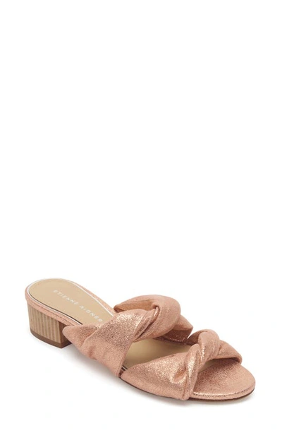 Shop Etienne Aigner Bria Slide Sandal In Cameo Leather