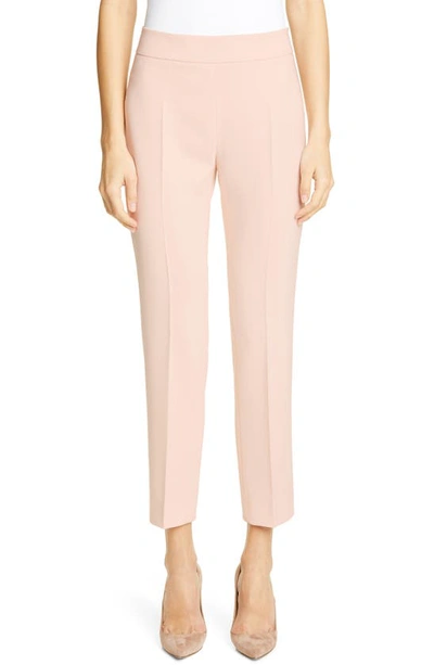 Shop Max Mara Guglia Cady Crop Trousers In Pink