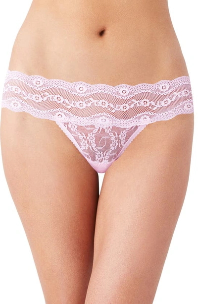 Shop B.tempt'd By Wacoal 'lace Kiss' Thong In Pink Lady