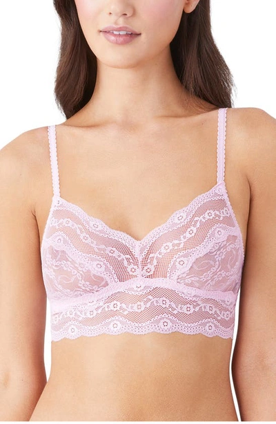 Shop B.tempt'd By Wacoal Lace Kiss Bralette In Pink Lady