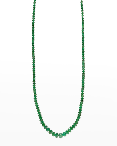 Shop Azlee Rich Emerald Bead Necklace