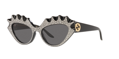 Shop Gucci Woman Sunglass Gg0781s In Grey