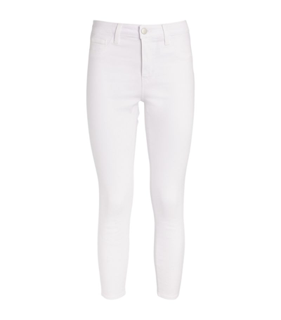Shop L Agence Margot Skinny Jeans In White