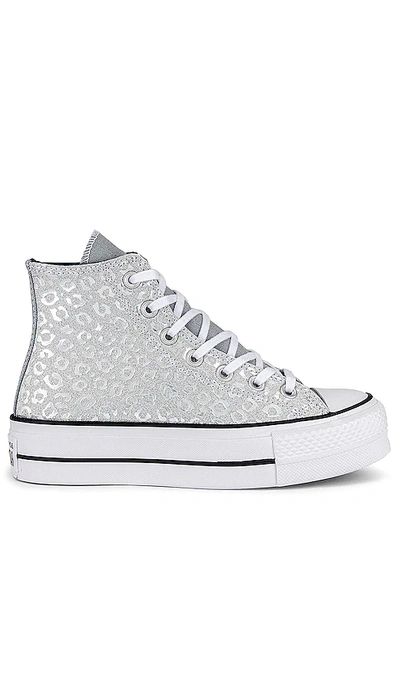 Girls metallic outlet converse