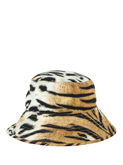 Shop Molo Kids Hat For Girls In Brown