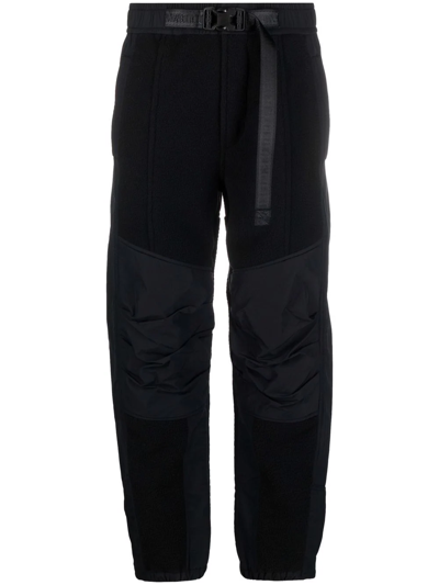 Shop Alexander Wang Panelled Track Pants In Black