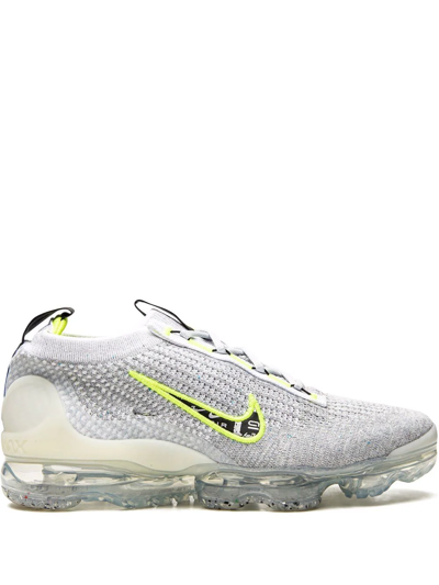 Shop Nike Air Vapormax 2021 Flyknit "'logo Pack In Grey