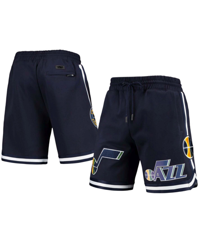 Shop Pro Standard Men's Navy Utah Jazz Chenille Shorts