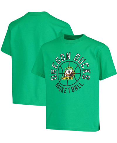 Shop Champion Big Boys And Girls Green Oregon Ducks Basketball T-shirt