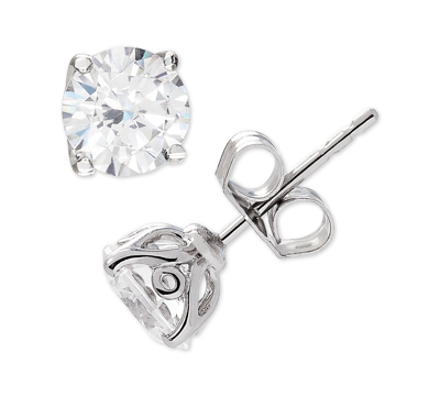 Grown With Love Igi Certified Lab Grown Diamond Stud Earrings (1-1/2 Ct. T.w.) In 14k White Or Yellow Gold In White Gold
