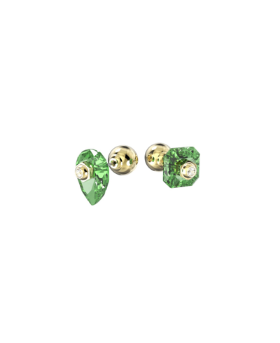 Shop Swarovski Women's Numina Stud Earrings, In Green