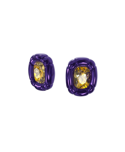 Shop Swarovski Women Dulcis Clip Earring In Purple