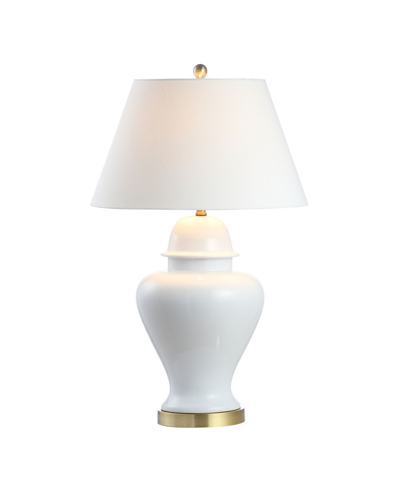 Shop Jonathan Y Sagwa Modern Classic Led Table Lamp In White