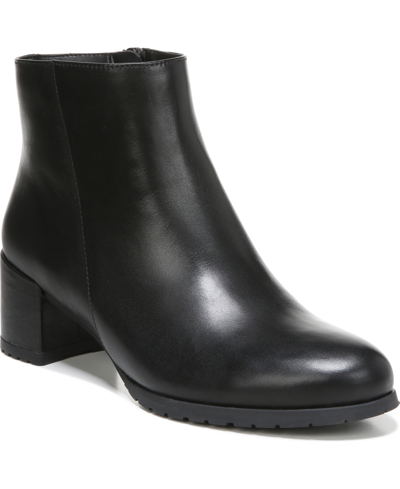 Shop Naturalizer Bay Waterproof Booties Women's Shoes In Black Waterproof Leather