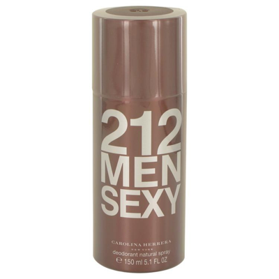 Shop Carolina Herrera 212 Sexy By  Deodorant Spray 5.1 oz For Men
