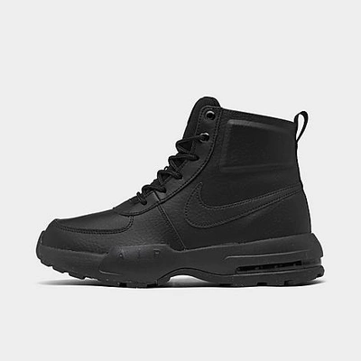Shop Nike Big Kids' Air Max Goaterra 2.0 All-weather Casual Boots In Black/black