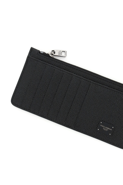 Shop Dolce & Gabbana Multi Pockets Cardholder In Black